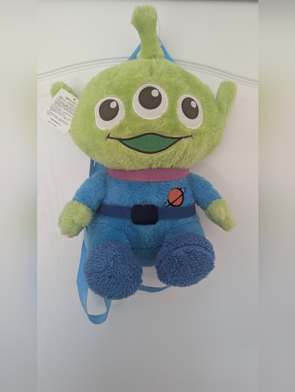 Rare Disney Toy Story Plush "Little Green Man/Alien" Backpack NWT